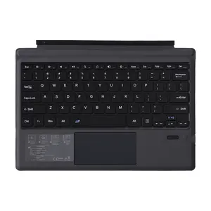 Super Fiber Ultra Thin Surface Pro Tablet Keyboard con Touchpad Blue Tooth Teclado inalámbrico