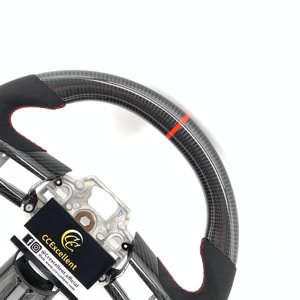 Volante de Fibra de Carbono y Alcántara Personalizado CCExcellent para <span class=keywords><strong>Ford</strong></span> <span class=keywords><strong>Mustang</strong></span> 2015-2023 - Product Image 3