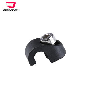 Clip de câble C-Ring Bolany pour vélo, fixation de fourche en plastique noir pour lignes de frein et de vitesses de VTT - Product Image 1