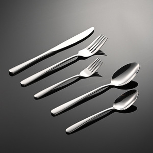 Juego de Cubiertos Personalizados al por Mayor, Cucharas y Tenedores de Acero Inoxidable Plateado, Juego de Cubiertos para Hotel, Restaurante y Catering - Product Image 2