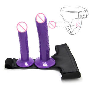 Double Dildos Strap-on Harnais pour Couples Lesbiens, Jouets Sexuels BDSM Ajustables, Fabrication Directe d'Usine <span class=keywords><strong>2021</strong></span> - Product Image 5