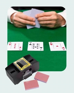 <span class=keywords><strong>Mélangeur</strong></span> <span class=keywords><strong>de</strong></span> <span class=keywords><strong>cartes</strong></span> <span class=keywords><strong>de</strong></span> poker en plastique électrique, <span class=keywords><strong>mélangeur</strong></span> <span class=keywords><strong>de</strong></span> <span class=keywords><strong>cartes</strong></span> pour 2 jeux, style casino, portable, alimenté par batterie, outil <span class=keywords><strong>de</strong></span> distribution <span class=keywords><strong>de</strong></span> <span class=keywords><strong>cartes</strong></span> - Product Image 5