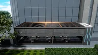 Kits de pergola à toit à lamelles motorisées solaires YOUYA, faciles à assembler, avec fonction anti-rongeurs, pour jardin, véranda et gazebo