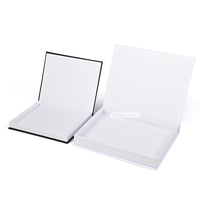 Boîte de rangement pour livres en carton biodégradable sur mesure, format A5 A4, boîte cadeau en forme de livre avec fermeture magnétique