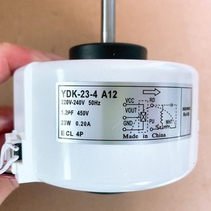 Moteur de climatiseur YDK-23-4 A12 220V 23W 50Hz, moteur de ventilateur à six fils pour usage interne Chigo - Product Image 1