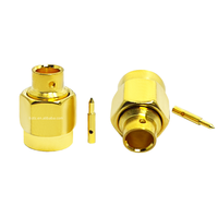 Connecteurs coaxiaux RF SMA mâle plaqué or 50 ohms pour soudure sur câble 402 à sertir RG402 RG141 pour câbles de drones FPV UVA