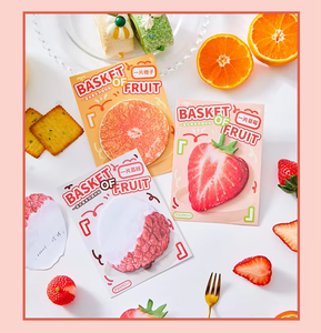 Bộ giấy nhớ dán tự dính dễ thương 30 trang, hình trái cây giả kẹo, kiểu Kawaii, dành cho học sinh - Product Image 4