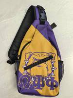 Sac de Poitrine Personnalisé Kappass Alpha Psi, Sac à Dos Sportif de Voyage, Sac Bandoulière Tendance Décontracté, Cadeau pour Femme et Homme de Sororité et Fraternité