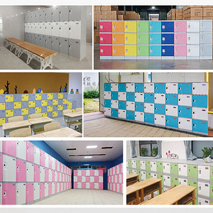 Shaoran Hot Bán ABS nhựa điện tử thông minh Phòng tập thể dục & Trường quần áo <span class=keywords><strong>Locker</strong></span> tủ với sự kết hợp khóa cho thay đổi phòng - Product Image 6