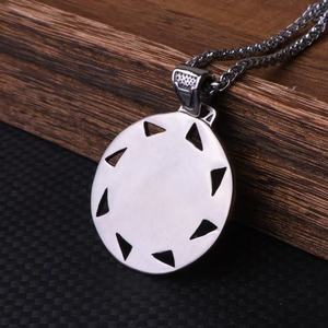 Yunnique-collar con colgante de animales de acero inoxidable para hombre, diseño geométrico hueco, joyería de regalo - Product Image 1