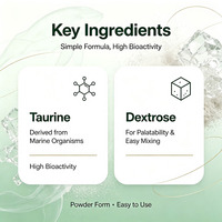 Complément alimentaire en poudre de taurine pour chiens et chats, soutien cardiaque, de la rétine et du cerveau, santé oculaire, renforcement immunitaire, taurine 120g pour animaux de compagnie, vente en gros