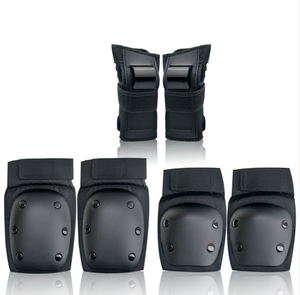 वयस्क और बच्चे रोलर स्केटिंग सुरक्षात्मक गियर पतली घुटने की कोहनी पैड छह टुकड़े सेट फैक्ट्री समर्थन लोगो - Product Image 1