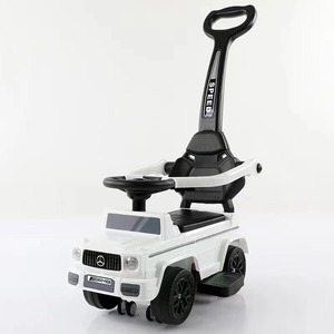 Voiture à pousser pour enfants en plastique, jouet pour bébé <span class=keywords><strong>avec</strong></span> lumières et musique, voiture à bascule pour bébé <span class=keywords><strong>avec</strong></span> poignée, conforme aux normes CE EN71 CPC GCC ASTM - Product Image 1