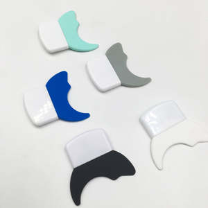 Aplicador de Maquillaje Ovalado con Punta para Sombras de Ojos, Desechable, Ecológico, de Látex Blanco, Personalizable, en Paquetes - Product Image 3