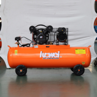 Compresseur à courroie Luowei, certifié CE, piston direct, portable, 2,2 kW, 10 bar, 150 L, compresseur d'air à courroie fabriqué en Chine