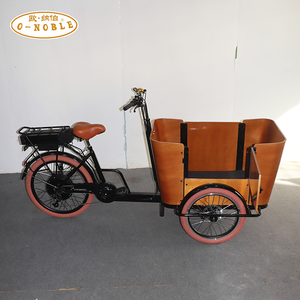Nouveau tricycle électrique à trois roues à chargement frontal 2026, tricycle pour adultes avec caisse en bois, vélo électrique, <span class=keywords><strong>remorque</strong></span> de transport - Product Image 4