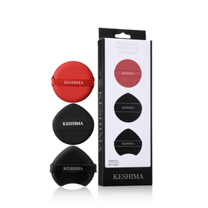 Ensemble de 3 houppettes à poudre Air Cushion avec boîte de rangement, utilisation humide ou sèche, houppette de maquillage Rubycell pour fond de teint - Product Image 1