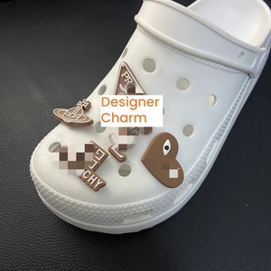 Brand Logo Luxury <strong>Shoes</strong> <strong>Charms</strong> Custom Designer Logo Decoration DIY Accessories <strong>Shoes</strong> Pins PVC Designer Clog <strong>Charms</strong> - Product Image 3
