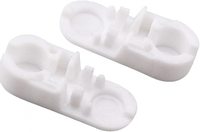 Stores roulants manuels chaîne à billes en plastique verrouillage d'arrêt Transparent de haute qualité