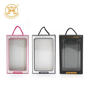 Scatola di carta personalizzata scatola di carta trasparente per finestra appesa corda <span class=keywords><strong>12</strong></span> 13 <span class=keywords><strong>Pro</strong></span> Max custodia per telefono scatola pieghevole per <span class=keywords><strong>Iphone</strong></span> 14 - Product Image 1