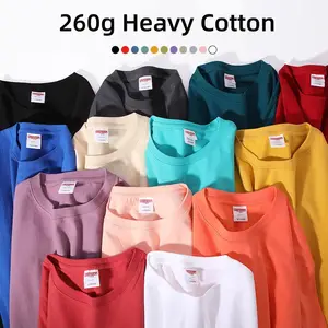 Venta al por mayor personalizado 100% algodón camisetas Vintage camisetas lisas impresión personalizada camiseta de gran tamaño