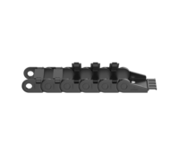 Baja vibración/ruido, alta dinámica, serie E17-EasyClip mini, portacables de cadena para espacios pequeños para equipos electrónicos
