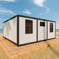 Umweltfreundliche Integrierte 20ft Luxus-Fertigvilla, Komplett Möbliert mit Mehreren Schlafzimmern, Schnell Aufzubauende Ferienvilla