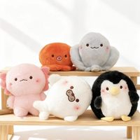 Peluche d'ours anime super douce, jouet anti-stress pour adolescents et adultes, design mignon, rembourrage en coton polyester