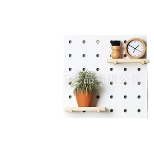 Pegboard Wall <b>Shelf</b> White Rectangle 6 Layer Wall Mounted Multipurpose Storage Display <b>Rack</b> - Product Image 5