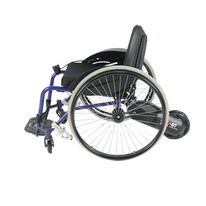 Compatto staccabile elettrico manuale sedia a rotelle Driver posteriore con ruote batteria al litio sedia a rotelle coda aria Travelling omologazione - Product Image 2