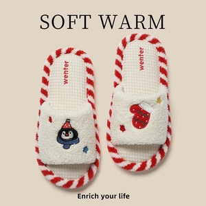 Pantuflas de Interior para Mujer y Niña, de Tela Suave, <span class=keywords><strong>con</strong></span> Punta Abierta, para Primavera, Verano y Todas las Estaciones - Product Image 1