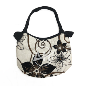 Bolso de mano hecho a mano con cuentas de bronce y cobre, bolso de mano hecho a mano con cuentas florales de Vietnam - Product Image 1