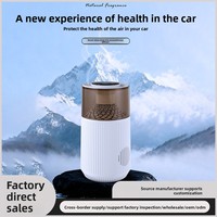 Nouveau diffuseur de parfum intelligent portable en plastique pour voiture, fonctionnement marche/arrêt, pulvérisation de brume, garantie 1 an