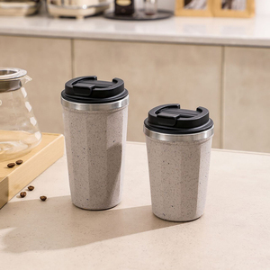Mug isotherme à ventouse puissante 350 ml/500 ml, gobelet en acier inoxydable, antidérapant, anti-fuite, pour voiture et bureau - Product Image 5