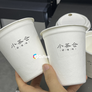 Giftec Multifunktion verpackungs maschinen Single Pass Digitaldrucker Pappbecher Papier beutel Wellpappe Box Machine Impresora - Product Image 4