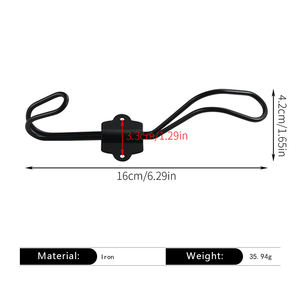 Gancio in filo di ferro antico gancio doppio colore doppio gancio accessori per mobili per la casa cucina applicazione pranzo - Product Image 6