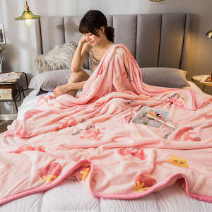 จีนนุ่มMantaขนสัตว์ผ้าห่มสำหรับฤดูหนาว - Product Image 1