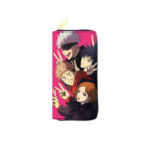 100 designs <strong>Anime</strong> Fashion Style PU Denji Goku Zenin <strong>Wallet</strong> Men Long PU <strong>Wallet</strong> Zipper Card Holder Slot Coin <strong>Wallet</strong> Women - Product Image 3