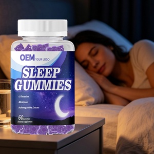 Gummies de mélatonine pour un sommeil profond, très vendues par les fabricants d'équipement d'origine (OEM) - Aide au sommeil à action rapide avec formule naturelle - Product Image 1