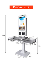 Équipement de kiosque de paiement publicitaire Superwin OEM/ODM, écran capacitif Windows, kiosque numérique sur pied pour intérieur, SDK