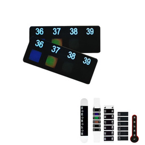 Dải Nhiệt Kế Tinh Thể Lỏng Kiểm Tra Trán <span class=keywords><strong>Lcd</strong></span> OEM Dải Nhiệt Kế Kiểm Tra Sốt Trán - Product Image 3