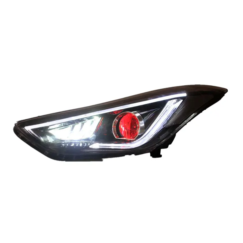 VLAND — phare avant LED pour Elantra, lampe frontale pour voiture, 2011, <span class=keywords><strong>2012</strong></span>, 2013, 2014, 2015