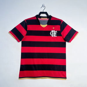 Maillot <span class=keywords><strong>de</strong></span> football vintage Flamengo domicile saison 08-09, maillot <span class=keywords><strong>de</strong></span> club rétro personnalisé, tenue <span class=keywords><strong>de</strong></span> football, uniforme <span class=keywords><strong>de</strong></span> football - Product Image 1