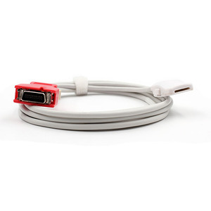 Compatible avec le câble d'extension Massimo SpO2, capteur médical d'oxygène sanguin à 20 broches, clip pour adulte, câble court SpO2 - Product Image 1