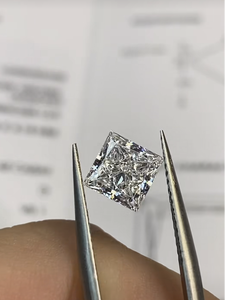 Qinglong bijoux laboratoire <span class=keywords><strong>diamant</strong></span> princesse coupe DEF/VVS-VS clarté 3EX HPHT princesse <span class=keywords><strong>forme</strong></span> CVD laboratoire cultivé <span class=keywords><strong>diamant</strong></span> IGI certifié - Product Image 3