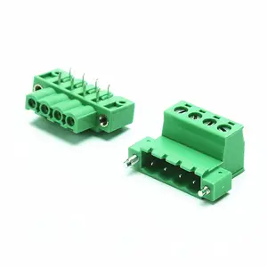Chinese PCB Terminal Block With Screw 3.08/5.00/5.08/5.80/7.50/7.62mm Pluggable Terminal Block For PCB Connector Terminal