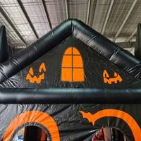 Château gonflable commercial 2026, château gonflable citrouille d'Halloween, château gonflable d'Halloween pour décoration de fête