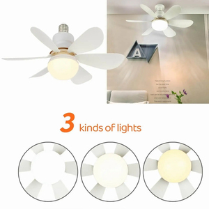 Interruttore della ventola del telecomando presa E27 ventilatore da soffitto <span class=keywords><strong>con</strong></span> <span class=keywords><strong>luce</strong></span> e controllo remoto Mini presa di corrente - Product Image 4