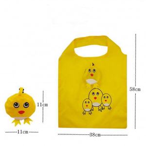 Custom Eco-Friendly Cartoon Recycled Polyester Foldable Shopping Bag Portable Leisure Fashion Foldable <b>Gift</b> Bag - Product Image 5