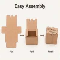 Mini boîte de papier cadeau de voyage personnalisée valise à bonbons en papier kraft avec plastification mate pour friandises sucrées et emballage décoratif